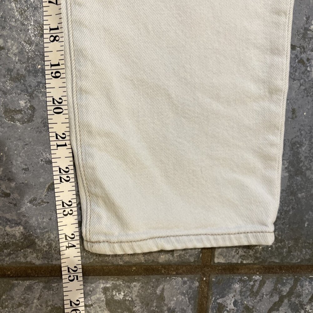 Madewell The MomJean Women's Size 26 *25x24.5* Lite Blue Demin High-Rise Cropped - Picture 11 of 13